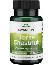 Horse Chestnut, 200 mg, 120 таблетки, Swanson