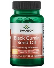 Black Cumin Seed Oil, 500 mg, 60 капсули, Swanson