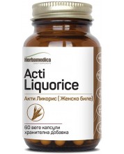 Acti Liquorice, 400 mg, 60 веге капсули, Herbamedica