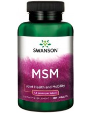 MSM, 1.5 g, 120 таблетки, Swanson -1