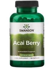Acai Berry, 500 mg, 120 капсули, Swanson