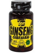 10/ten Siberian Ginseng, 100 mg, 30 капсули, Cvetita Herbal -1