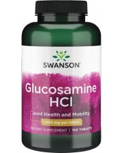 Glucosamine HCl, 1500 mg, 100 таблетки, Swanson
