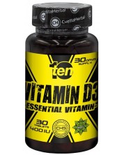 10/ten Vitamin D3, 400 IU, 30 таблетки, Cvetita Herbal