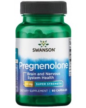 Pregnenolone, 50 mg, 60 капсули, Swanson -1