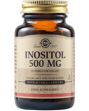 Inositol, 500 mg, 50 растителни капсули, Solgar
