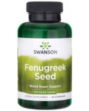 Fenugreek Seed, 610 mg, 90 капсули, Swanson