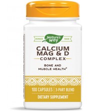 Calcium Mag & D Complex, 100 капсули, Nature's Way