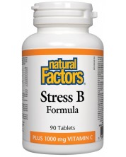 Stress B Formula, 90 таблетки, Natural Factors -1