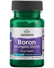 Boron Boroganic Glycine, 6 mg, 60 капсули, Swanson
