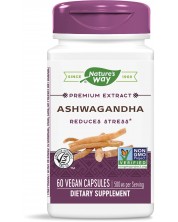 Ashwagandha, 500 mg, 60 капсули, Nature's Way -1