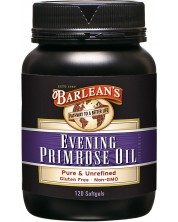 Evening Primrose Oil, 120 меки капсули, Barlean's -1