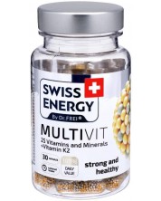Multivit, 30 капсули, Swiss Energy -1