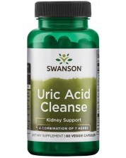 Uric Acid Cleanse, 60 капсули, Swanson