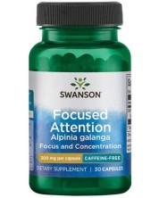 Focused Attention, 300 mg, 30 капсули, Swanson -1