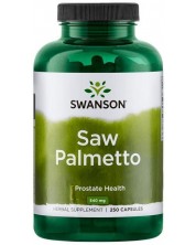 Saw Palmetto, 540 mg, 250 капсули, Swanson