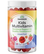 Kids Multivitamin, 60 дъвчащи таблетки, Swanson -1