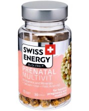 Prenatal Multivit, 30 капсули, Swiss Energy