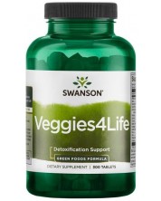 Veggies4Life, 300 таблетки, Swanson -1
