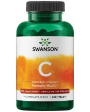 Buffered Vitamin C, 500 mg, 250 таблетки, Swanson -1