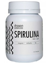 Спирулина, 400 mg, 200 таблетки, Dragon Superfoods