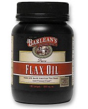 Flax Oil, 100 меки капсули, Barlean's -1
