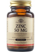 Zinc, 50 mg, 100 таблетки, Solgar -1