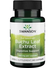 Full Spectrum Buchu Leaf Extract, 100 mg, 60 капсули, Swanson