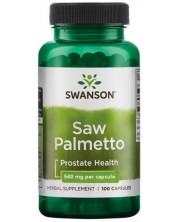 Saw Palmetto, 540 mg, 100 капсули, Swanson -1