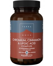 Chromium, Cinnamon & Lipoic Acid Complex, 50 капсули, Terra Nova -1