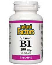 Vitamin B1, 100 mg, 90 таблетки, Natural Factors -1