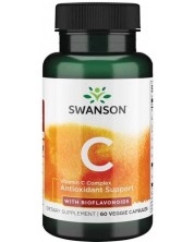 Vitamin C Complex with Bioflavonoids, 60 капсули, Swanson