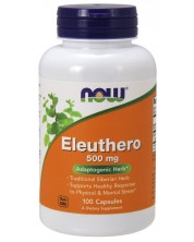 Eleuthero, 500 mg, 100 капсули, Now