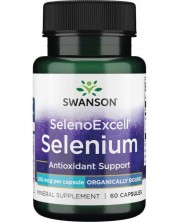 SelenoExcell Selenium, 200 mcg, 60 капсули, Swanson -1