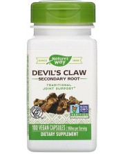 Devil's Claw Secondary Root, 480 mg, 100 капсули, Nature's Way
