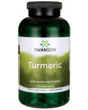 Turmeric, 720 mg, 240 капсули, Swanson
