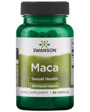 Maca, 500 mg, 60 капсули, Swanson -1