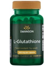 L-Glutathione, 250 mg, 60 капсули, Swanson