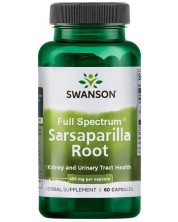 Sarsaparilla Root, 450 mg, 60 капсули, Swanson -1