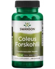 Coleus Forskohlii, 400 mg, 60 капсули, Swanson -1