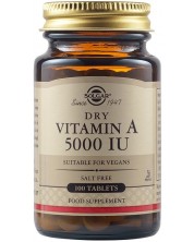 Vitamin А, 5000 IU, 100 таблетки, Solgar -1