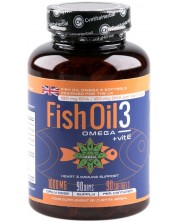 Fish Oil Omega 3, 1000 mg, 90 капсули, Cvetita Herbal