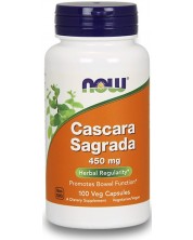 Cascara Sagrada, 450 mg, 100 капсули, Now