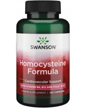 Homocysteine Formula, 120 капсули, Swanson -1