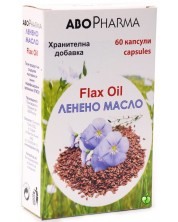 Flax Oil, 1000 mg, 60 капсули, Abo Pharma