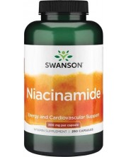 Niacinamide, 500 mg, 250 капсули, Swanson -1