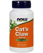 Cat's Claw, 100 растителни капсули, Now -1