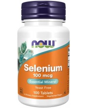 Selenium, 100 mcg, 100 таблетки, Now
