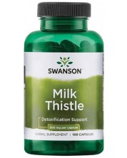 Milk Thistle, 500 mg, 100 капсули, Swanson -1