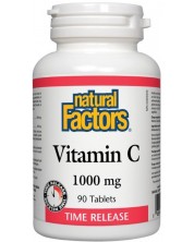 Vitamin C Time release, 1000 mg, 90 таблетки, Natural Factors -1